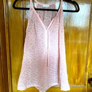Pretty pink top Size Small